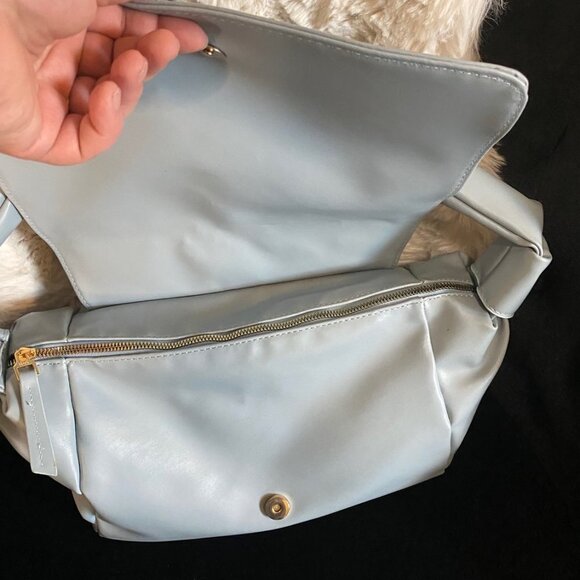 Kensie - Light blue Slouch Detail Hobo Bag - Picture 4 of 9